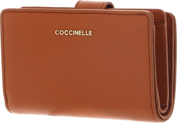 Actual product image Coccinelle Metallic Soft Mini Wallet Grained Leather
