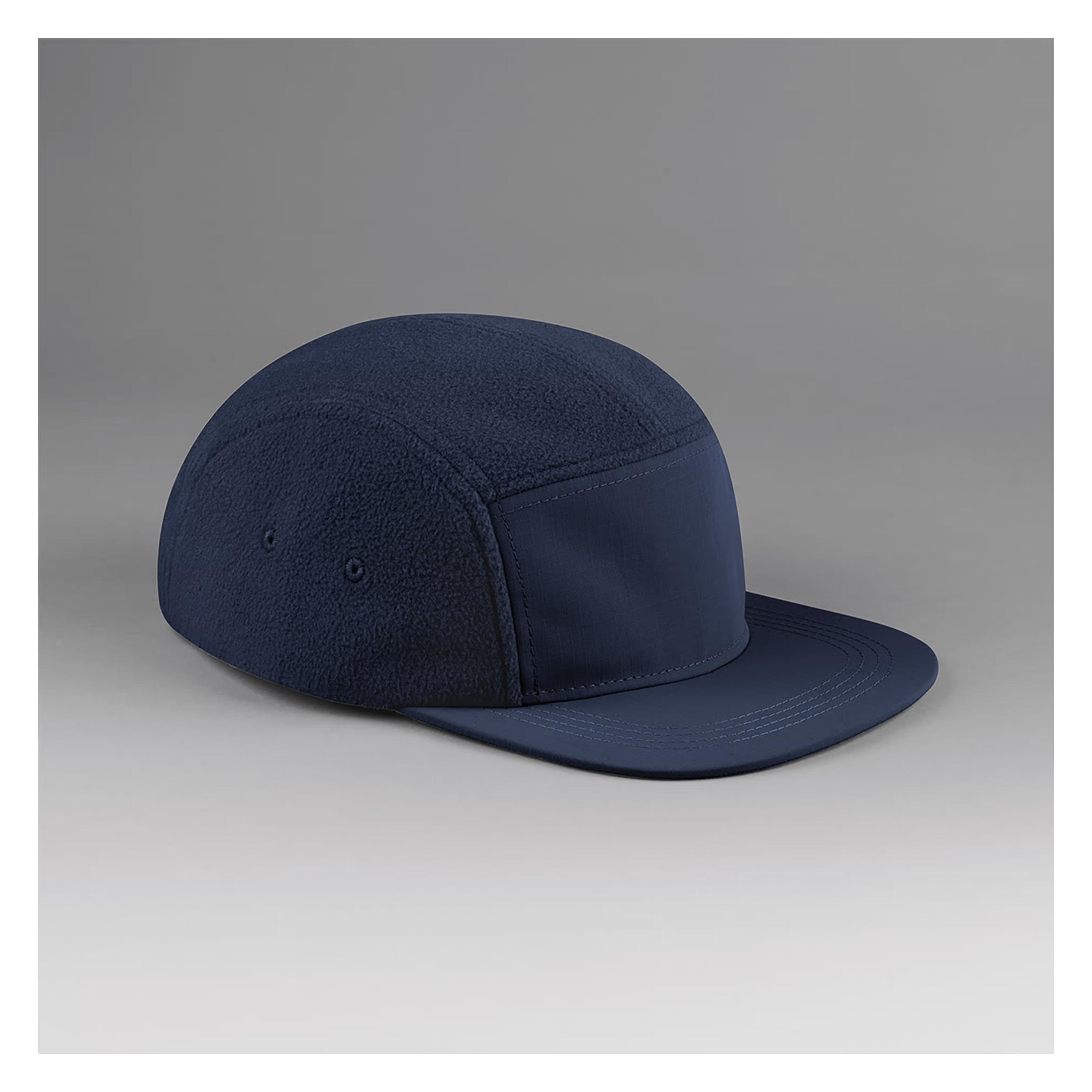 Beechfield, Unisex, Cap, 5-Panel-Cap Aus Recyceltem Fleece, Blau, (One Size)
