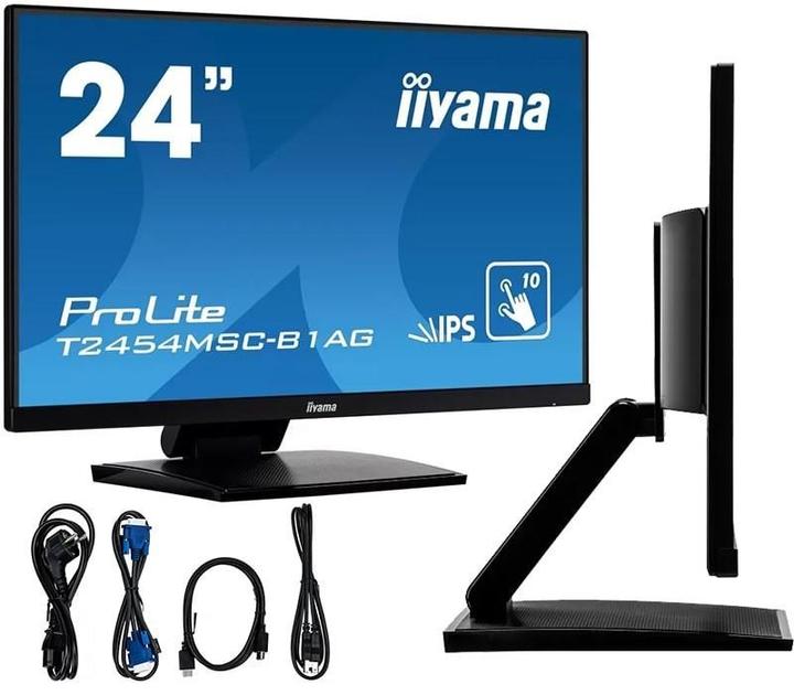 Image du produit iiyama 60.5cm (23,8") T2454MSC-B2AG 16:9 M-Touch HDMI+USB (1920 x 1080 pixels, 23.80")