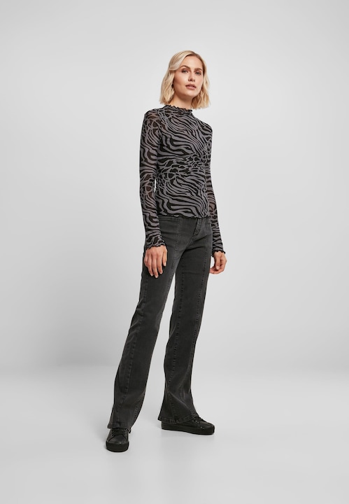 Immagine prodotto Urban Classics Donna AOP Mesh Turtleneck Longsleeve (3XL)