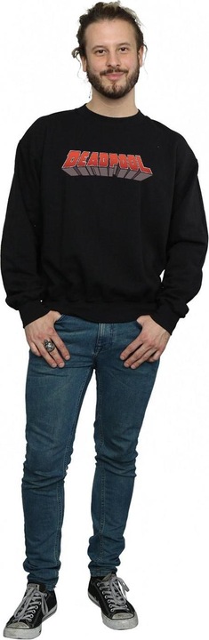 Produktbild Deadpool Text Logo Sweatshirt (L)
