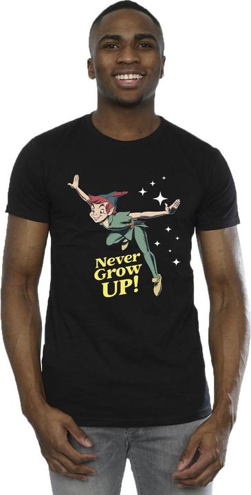 Immagine prodotto Disney Peter Pan Never Grow Up Maglietta Uomo (L)