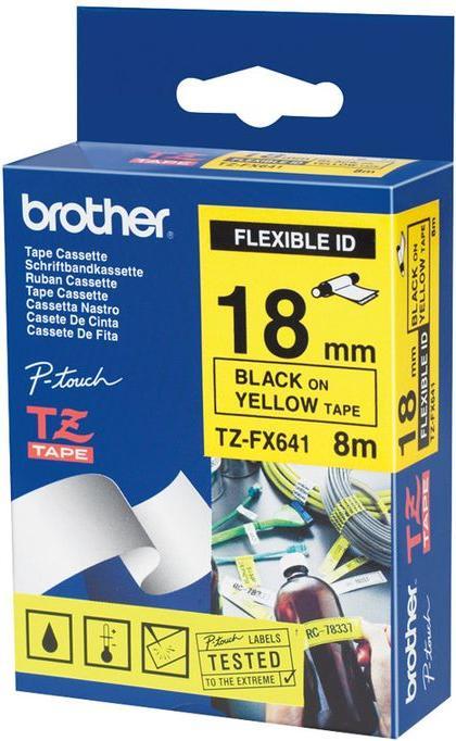 Actual product image Brother Tze-Fx641 (1.80 cm, Black)