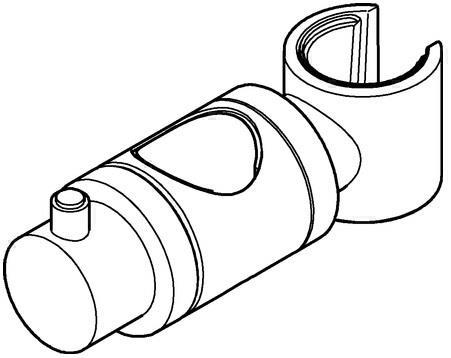 Image du produit Grohe Elément coulissant chromé