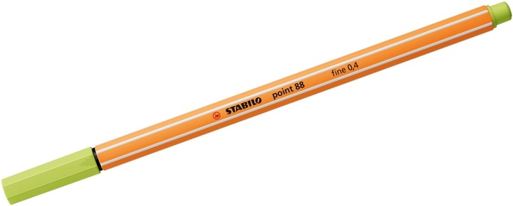 Actual product image STABILO point 88 Fineliner (Lime green, 1 x)