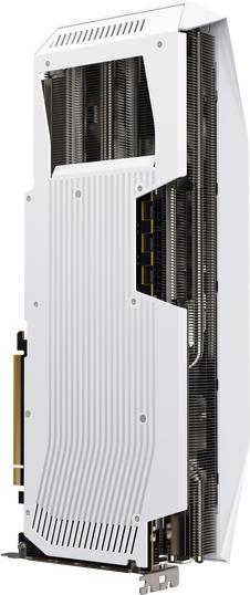 Actual product image XFX Mercury AMD Radeon RX 9070XT OC White Gaming Edition with RGB (16 GB)