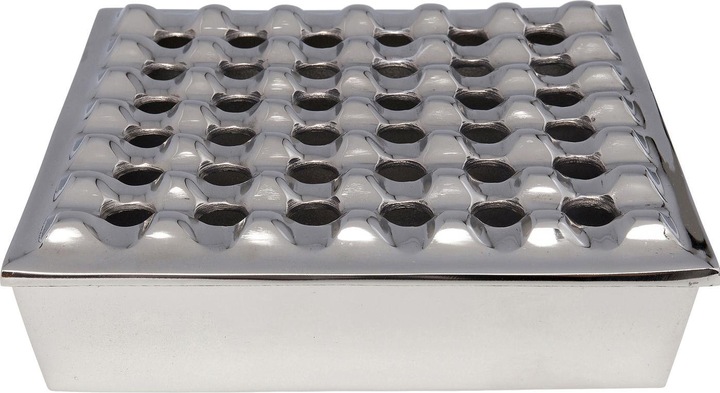 Produktbild Kare Design Ascher Soho Square Silber 25x25cm