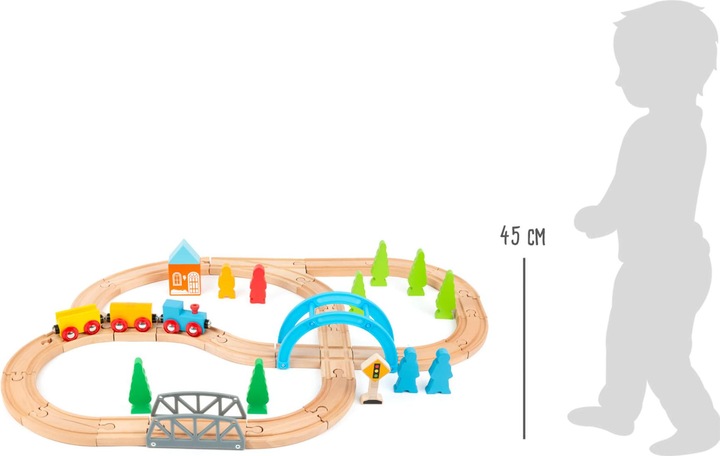 Produktbild small foot Holzeisenbahn Grosse Reise