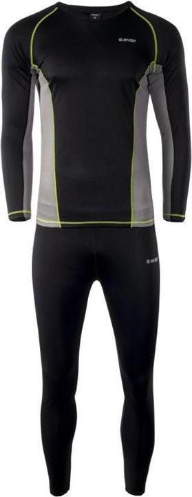 Actual product image Hi-Tec Men's thermal underwear set KAMO SET black and grey S. XXL (XXL)