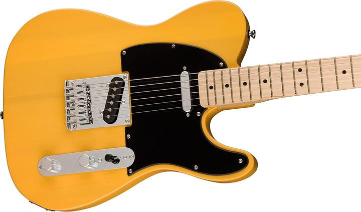 Immagine prodotto Squier Chitarra elettrica Sonic Telecaster MN Butterscotch Blonde (Chitarra elettrica, Collo: Acero, Corpo: Pioppo, Tastiera: Acero)