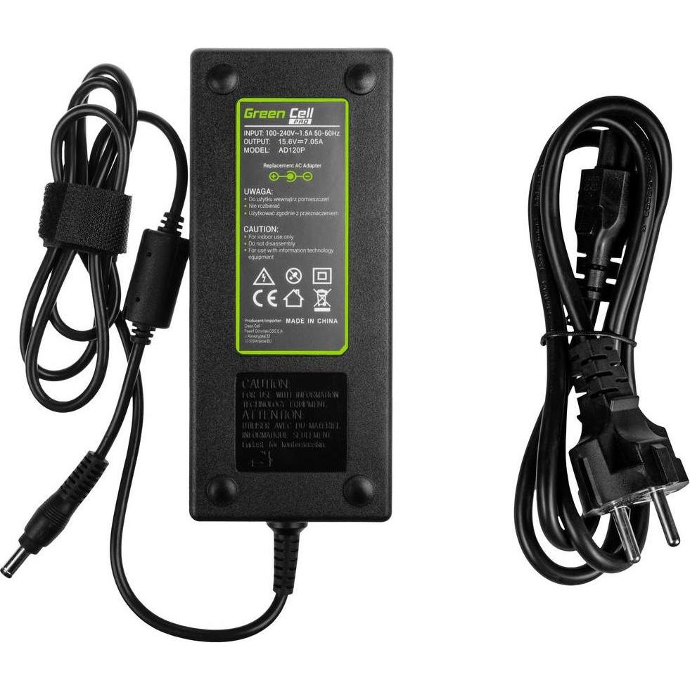 Thumbnail - GreenCell Cell AD120P Netzteil & Spannungsumwandler Indoor (110 W), Notebook Netzteil, Schwarz