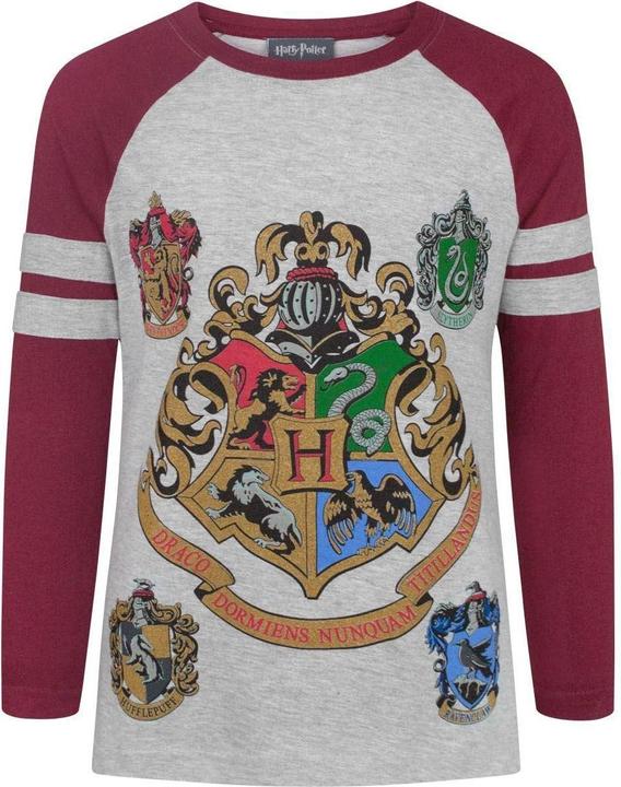Immagine prodotto Maglietta raglan ufficiale di Hogwarts per ragazze (128)