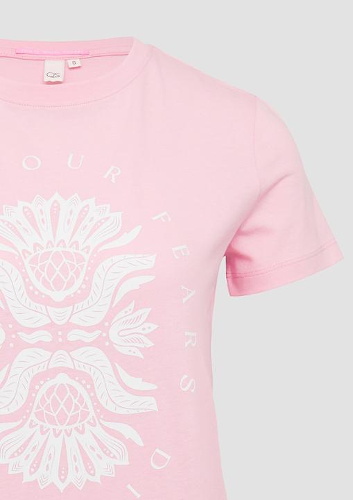 Produktbild S.Oliver T-Shirt Baumwollshirt mit Frontprint (S)