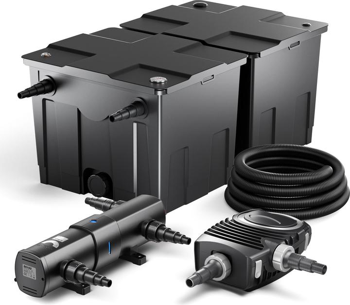 Produktbild Wiltec Filter Set Bio Teichfilter 60000l 36W UV Teichklärer Pumpe Schlauch Schlauch 053