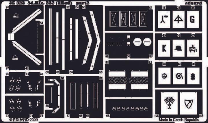 Immagine prodotto Eduard Veicolo blindato pesante da ricognizione Sd.Kfz. 232 a 8 ruote per kit Tamiya 35036
