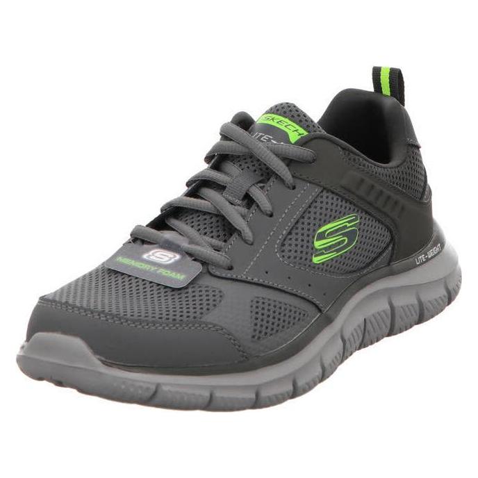 Skechers, Mannen, Sneakers, Spoor-Syntac 232398-Char - 44, Grijs, (44)
