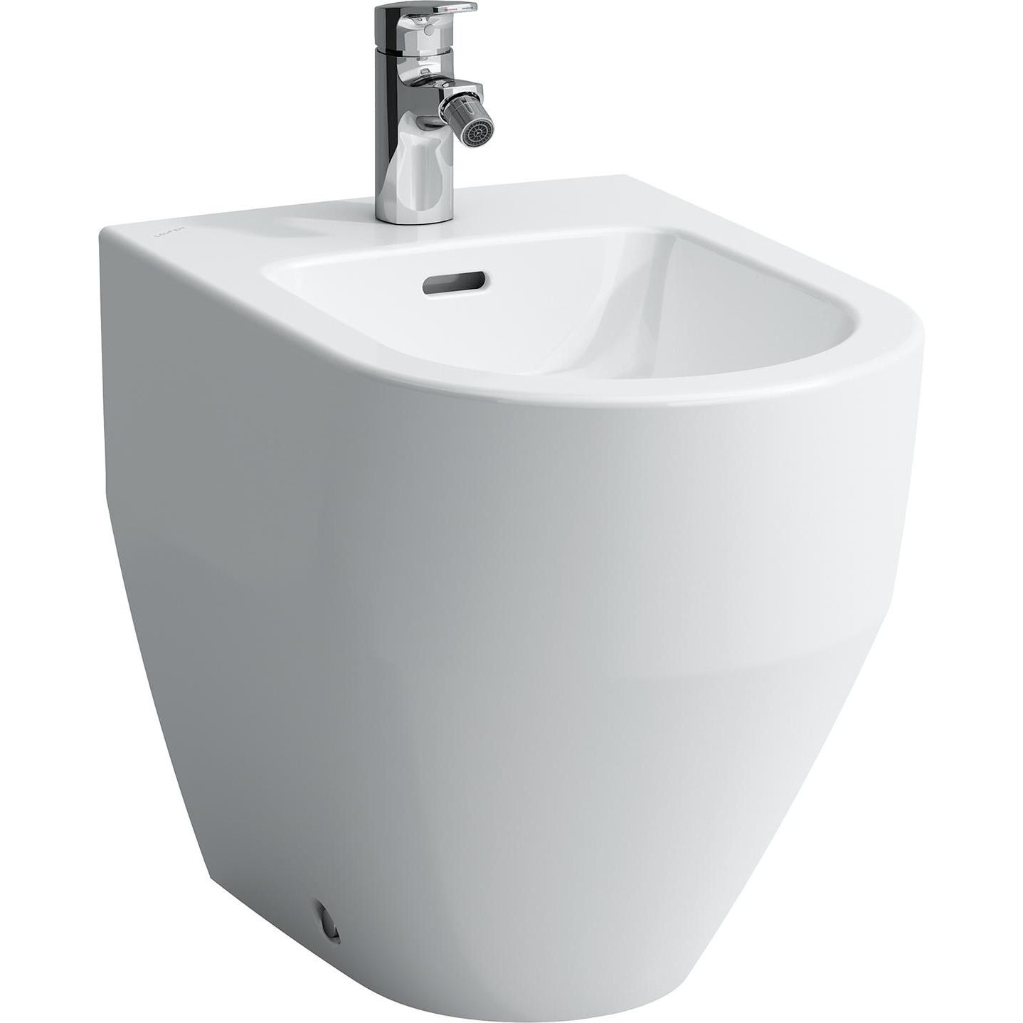 Laufen, Toilette + Bidet, Standbidet PRO 1 HL o seit Löcher f W-Anschl weiss