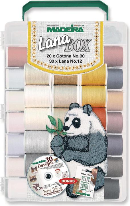 Actual product image Madeira Embroidery, Quilt & Overlock Thread Lana (200 m)
