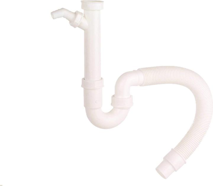 Productafbeelding Kirchhoff Flex gootsteenbuis sifon, 1 1/2" met 3/4" toestelaansluiting (Bevestigingsmateriaal voor hevel, 3/4")