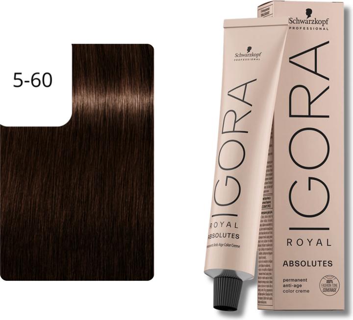 Image du produit Schwarzkopf Professional Igora Royal - 5-60 brun clair chocolat naturel (Marron)