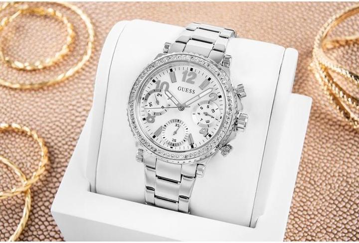 Actual product image Guess Cosmic Damenuhr GW0590l1 + Box (Analogue wristwatch, 36 mm)