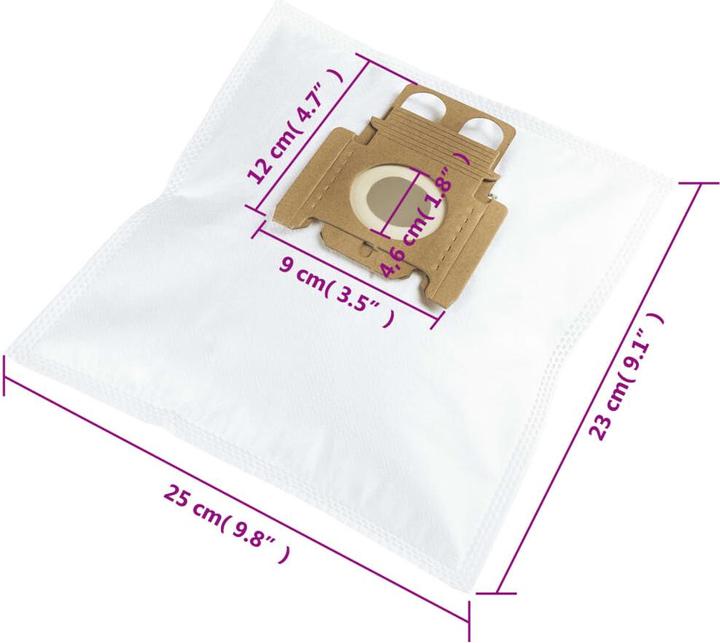 Actual product image vidaXL Staubsaugerbeutel (20x)