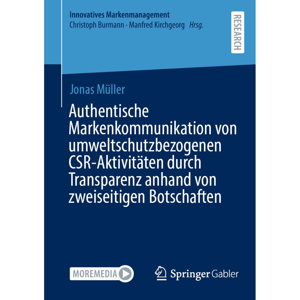 Müller:Authentische Markenkommunikation, Fachbücher von Jonas Müller