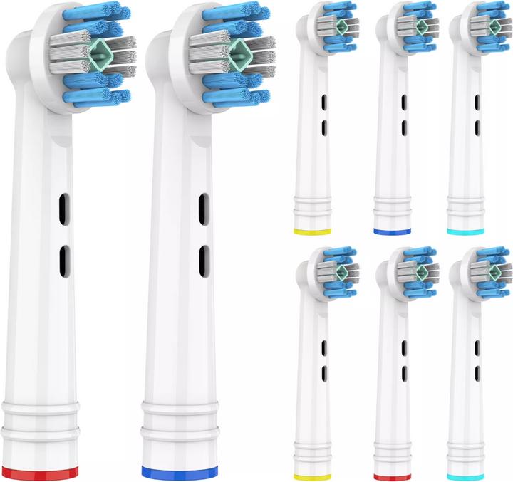 Ora-Care Spazzolini di ricambio con coppetta lucidante compatibili con la confezione da 8 di Oral-B (8 x)