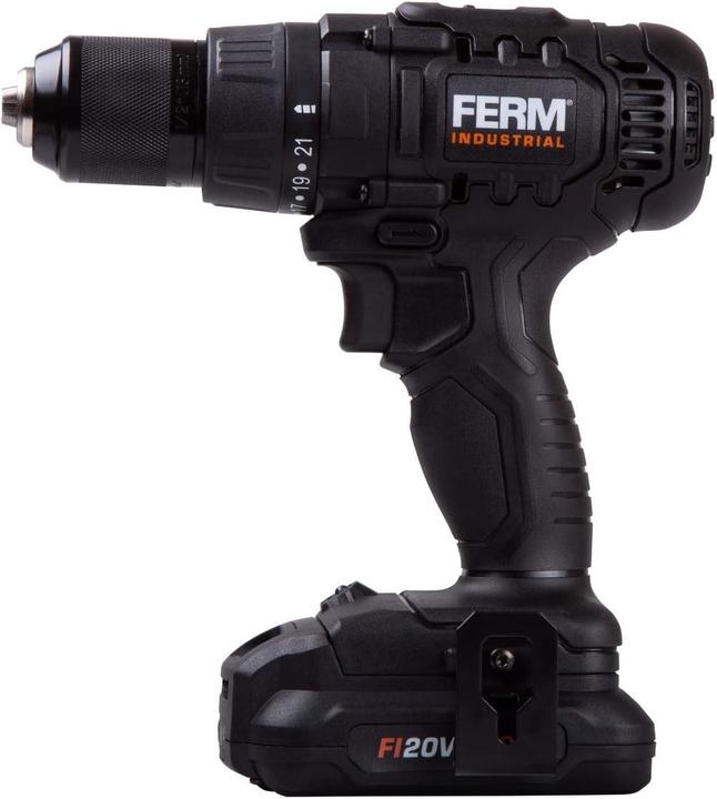 Image du produit Ferm Perceuse visseuse sans fil industrielle 20 V pour usage professionnel quotidien