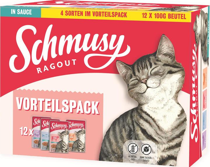 Actual product image Schmusy Ragout (Adult, 12 pcs., 1200 g)