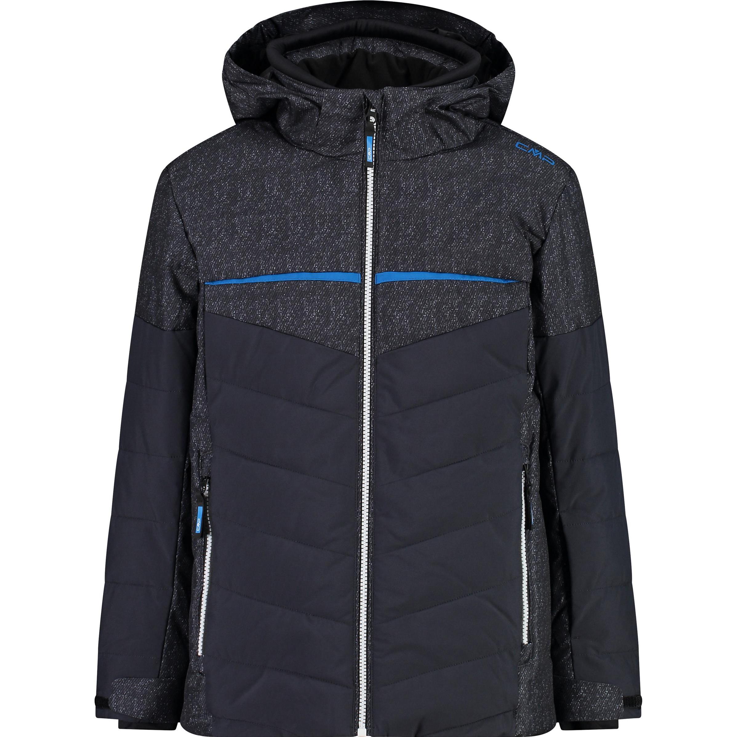 CMP Campagnolo, Unisex, Skijacke, Snaps Hoodie (152), Blau, 152
