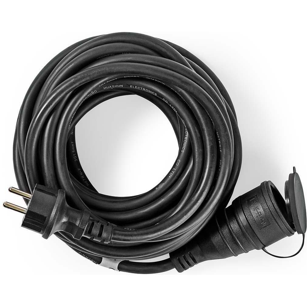 Nedis, Verlängerungskabel, Verlängerungskabel M - F Typ F (CEE 7/7) Schutzkontakt 15.0 m 3680 W 250 V AC 50/60 Hz Art de...
