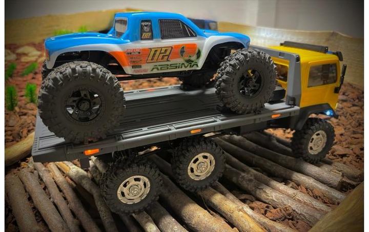 Produktbild Absima Hobby Plus RC CR-18P "Tow Truck ARKTOS 6x6" 1/18 gelb RTR (RTR Ready-to-Run)