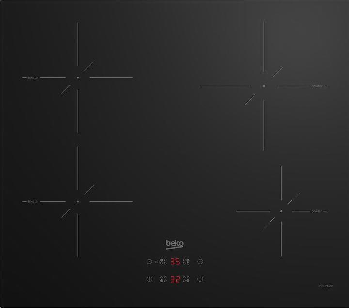Produktbild Beko HII64400SMT hob Black Built-in Zone induction hob 4 zone(s)