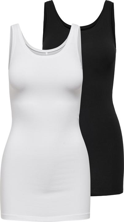 Actual product image Only Long basic tank top (M)