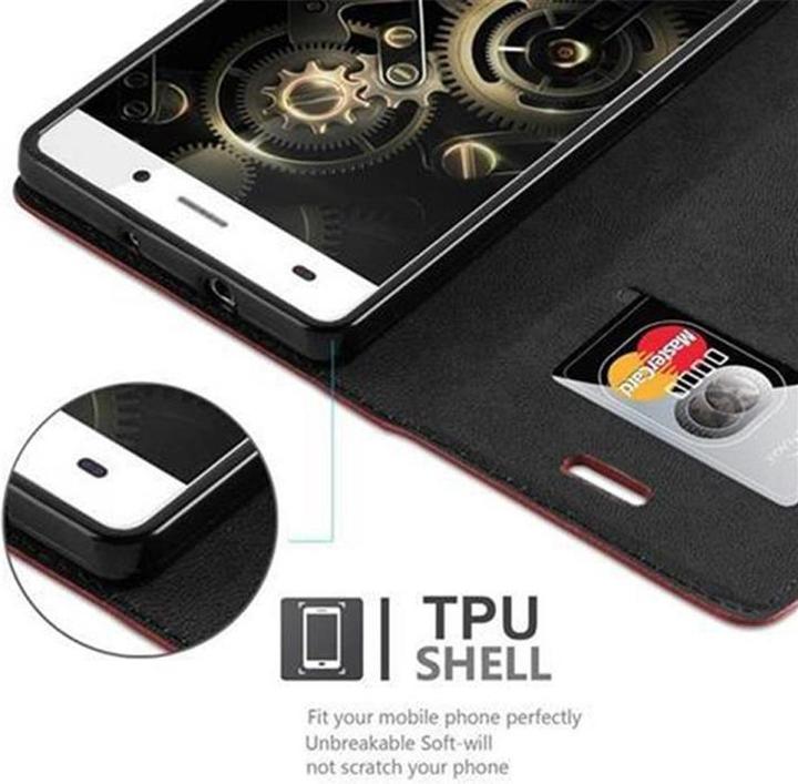 Productafbeelding Cadorabo Boek Onzichtbare Magneethoes (Huawei P8 Lite)