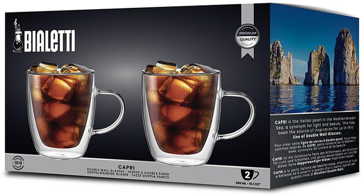 Produktbild Bialetti Kaffeetasse Capri 350 ml, 2 Stück, Transparent (350 ml, 2 x)