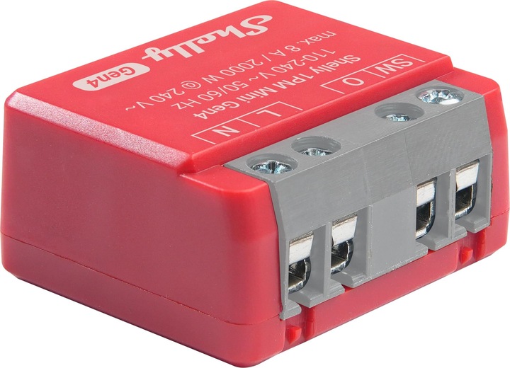 Actual product image Shelly 1PM Mini Gen4 (Switch actuator)