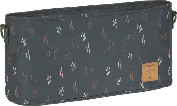 Borsa Organizer Per Passeggino Lässig - Borsa A Tracolla Con Ganci | Porta Oggetti Per Carrozzina | Nero - Foto 6