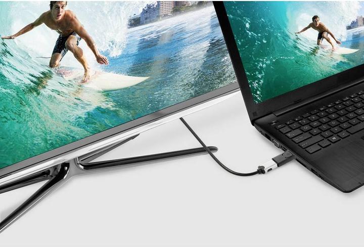 Produktbild Renkforce RF-5506962 DisplayPort / HDMI Adapter (1x DisplayPort Stecker - 1x HDM (HDMI)