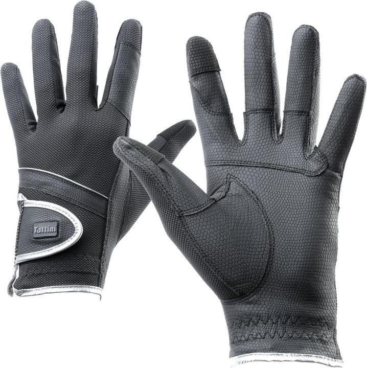 Produktbild Tattini Handschuhe aus technischem Gewebe und Silber (M)