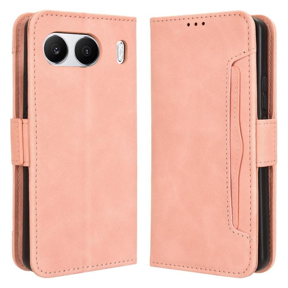 Custodia OnePlus Nord 5G In Pelle: Cover Flip Con Portafoglio, Chiusura Magnetica E Supporto, Colore Nero