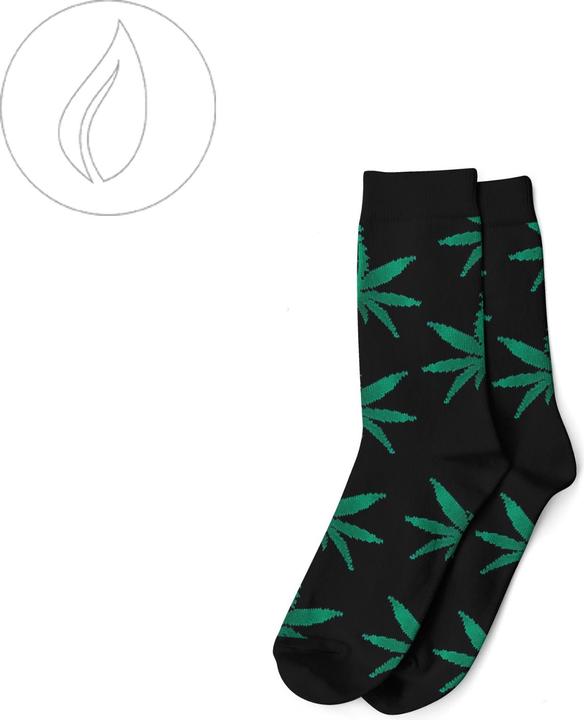 Image du produit R420 Chaussettes longues Size 36-42 Noir/Vert (36 - 42)
