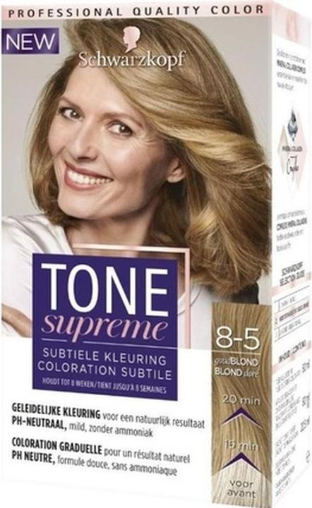 Immagine prodotto Schwarzkopf Tone Supreme 8-5 Biondo Dorato 60ml (8-5 Biondo dorato)
