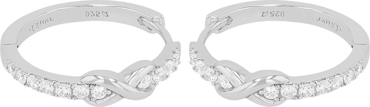Produktbild S.Oliver Ohrschmuck für Damen, 925 Sterling Silber, Zirkonia (synth.) | Infinity (925er Silber)