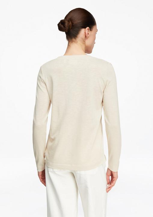 Produktbild Comma Basic Longsleeve aus leicht strukturiertem Baumwoll-Modal-Mix (32)