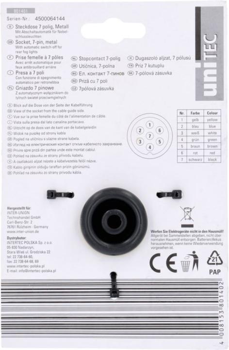 Immagine prodotto Unitec Presa a 7 poli