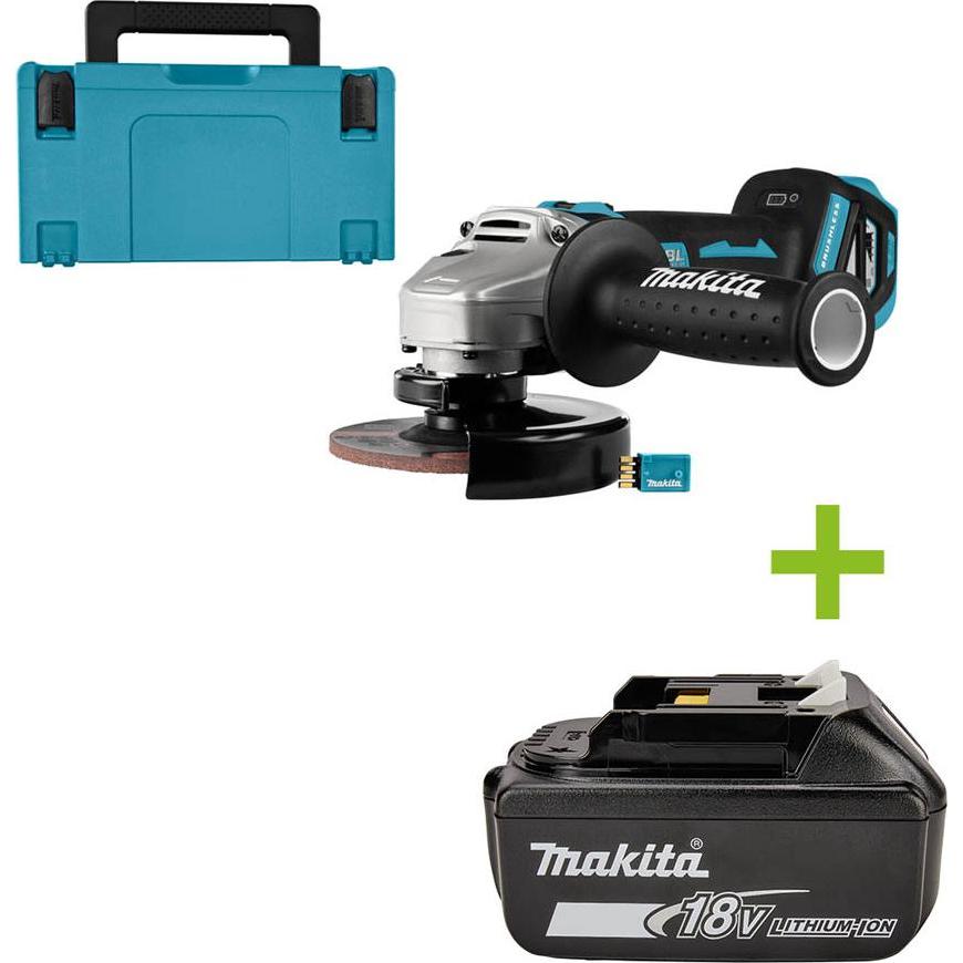 Makita, Smerigliatrice angolare, 18V Haakse slijper (AWS) (125 mm)