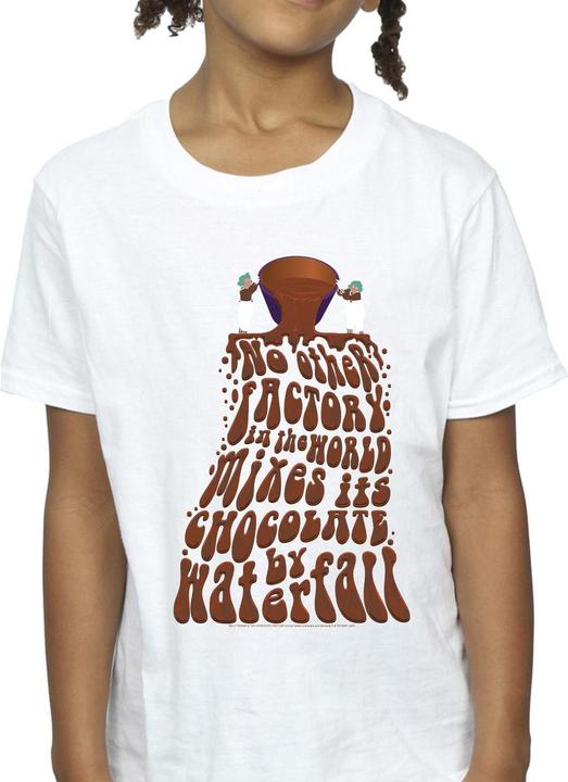 Produktbild Willy Wonka & the Chocolate Factory Chocolate Waterfall TShirt Mädchen (152, 158)