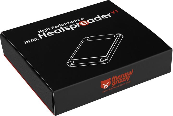 Actual product image Thermal Grizzly Intel High Performance Heatspreader V1